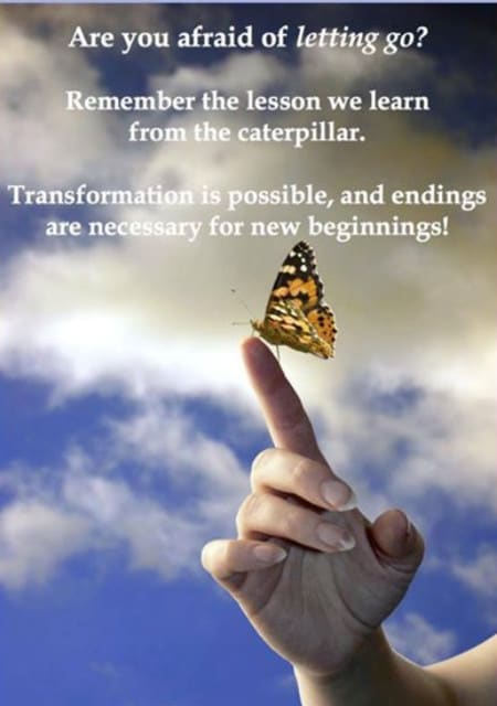 Transformation is possible if you can let go