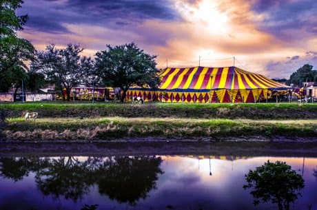 Beautiful circus tent