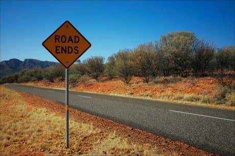 Sign that says Road Ends