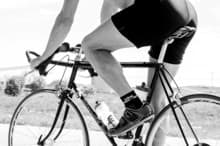 Powerful legs are needed to ride a bike the distance