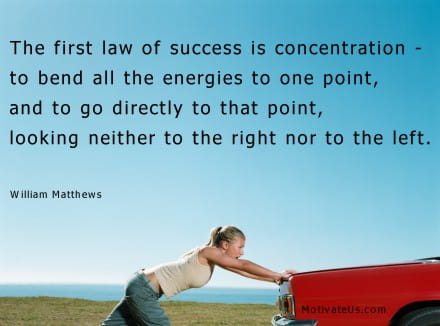A Picture: (Girl Pushing Car with The Quote:  quote1 on it.