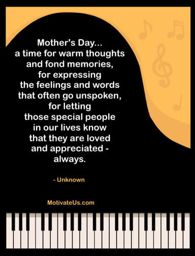 A Picture: (Piano with The Quote:  quote1 on it.