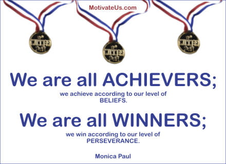 A Picture: (Medals with The Quote:  quote1 on it.