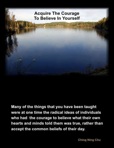 A Picture: (Water Scene with The Quote:  quote1 on it.