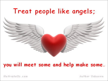 A Picture: (Wings With Heart with The Quote:  quote1 on it.