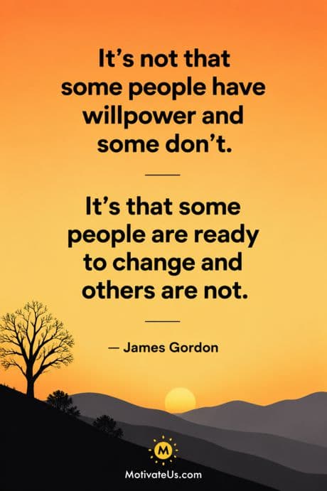 sun setting and a beautiful quote about change
