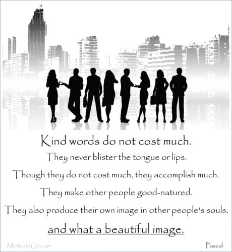 A Picture: (People Standing Around Talking with The Quote:  quote1 on it.