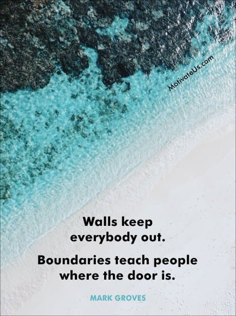 beautiful sandy shoreline and a quote by Mark Groves