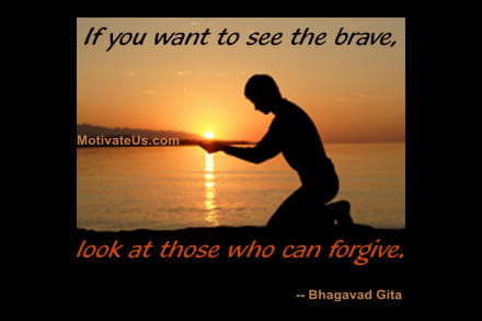 A Picture: (Man Kneeling with The Quote:  quote1 on it.