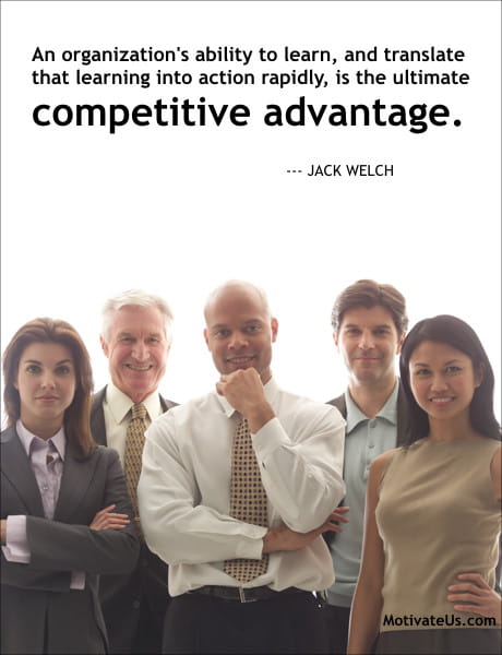 A Picture: (Group Of Business People Smiling with The Quote:  quote1 on it.