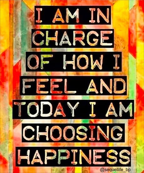 Who's In charge of your life?  What will you choose today?
