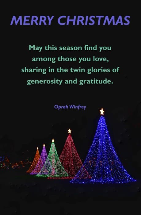 a quote for the beautiful season of Christmas