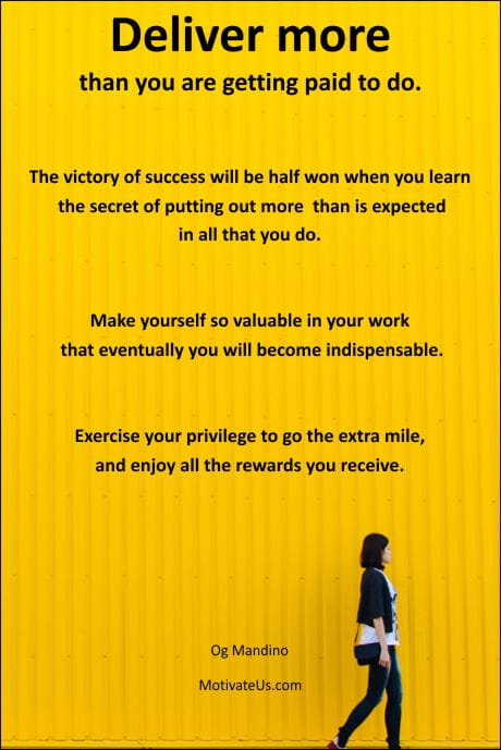 A Picture: (Woman Walking with The Quote:  quote1 on it.