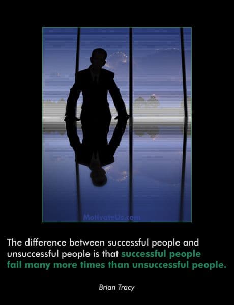 A Picture: (Silhouette Of A Man Over A Conference Table with The Quote:  quote1 on it.