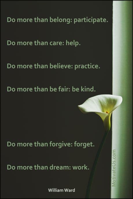 A Picture: (Cala Lily On Background with The Quote:  quote1 on it.