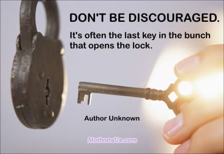 A Picture: (Lock And A Key with The Quote:  quote1 on it.