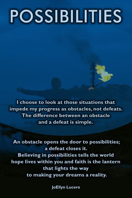 standing in the dark with a bright torch