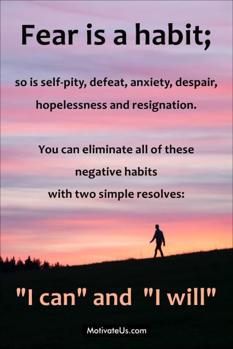 words about changing your negative habits