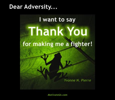 A Picture: (Frog On Leaf with The Quote:  quote1 on it.