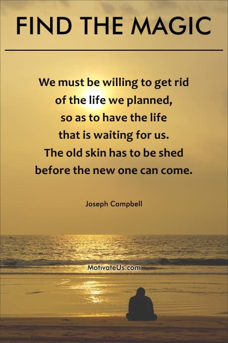 Joseph Campbell quote about life