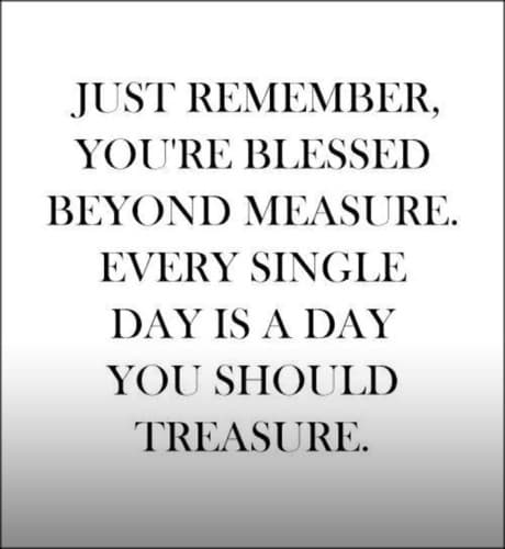 quote about being blessed