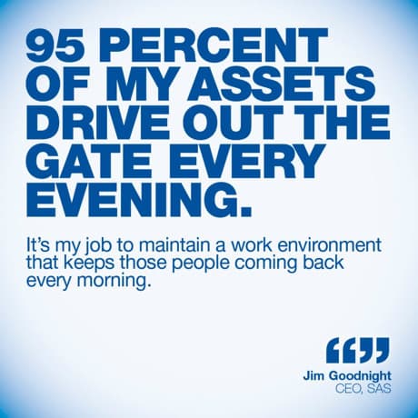 Jim Goodnight, CEO of SAS, quote