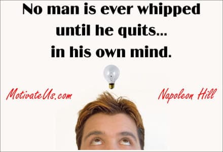A Picture: (Man And Lightbulb with The Quote:  quote1 on it.