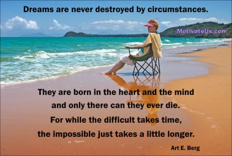 A Picture: (Woman At Beach with The Quote:  quote1 on it.