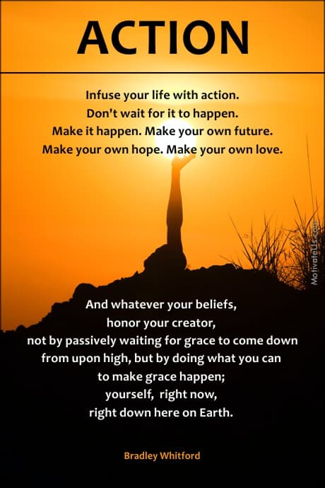 infuse your life with action meaning in hindi