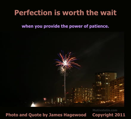 A Picture: (Fireworks with The Quote:  quote1 on it.