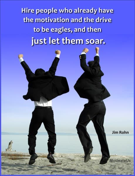 A Picture: (Men Jumping Into The Air, Trying To Fly with The Quote:  quote1 on it.