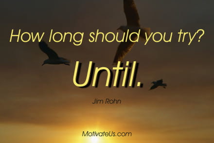 A Picture: (Birds Flying with The Quote: quote1 on it.