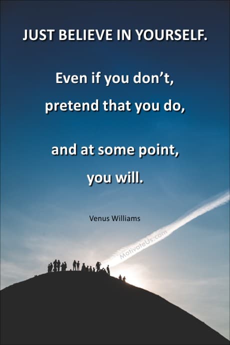 Believe In Yourself Now people on a hill