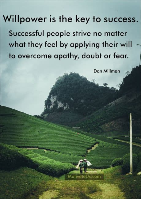 2 people walking through hills of China and a photo daily inspirational picture quote by Dan Millman