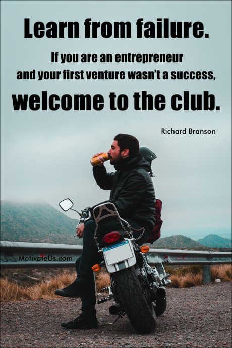 Richard Branson shares his thoughts about being an entrepreneur