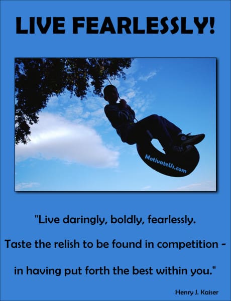 A Picture: (Boy On A Tire Swing with The Quote:  quote1 on it.