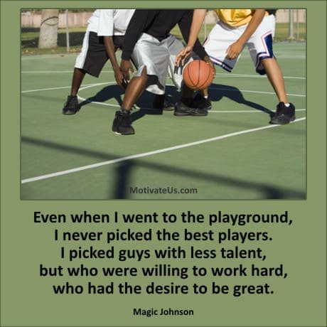 A Picture: (Basketball On Playground with The Quote:  quote1 on it.