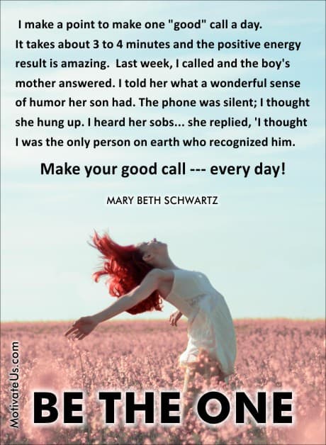 joyous sense of being.