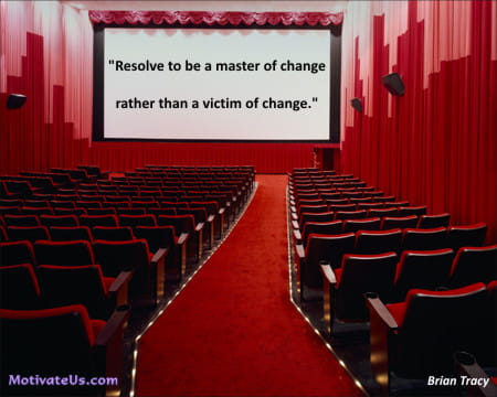 A Picture: (Movie Screen with The Quote:  quote1 on it.