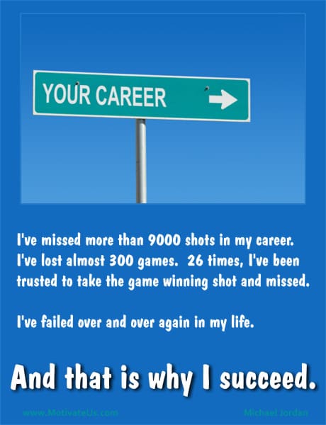 A Picture: (Sign With Career On It with The Quote:  quote1 on it.