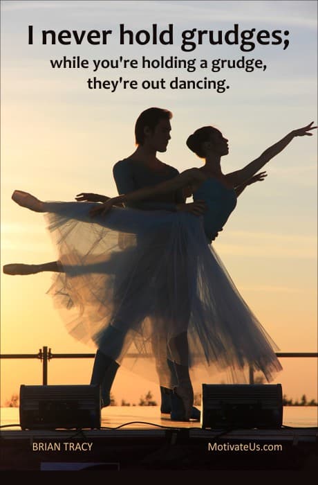two people dancing and a quote by Brian Tracy