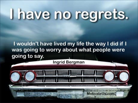 A Picture: (An Old Car Grill with The Quote:  quote1 on it.