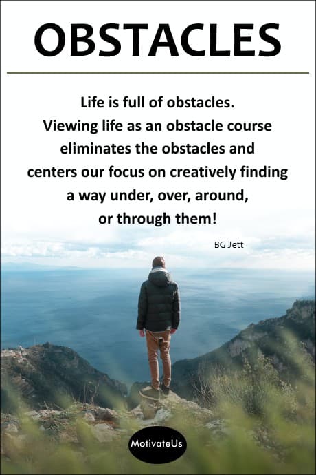 obstacle in life essay