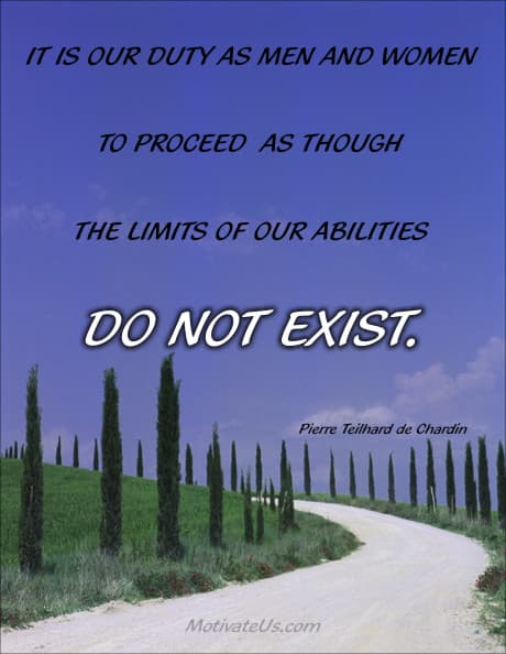 A Picture: (Long Road with The Quote:  quote1 on it.