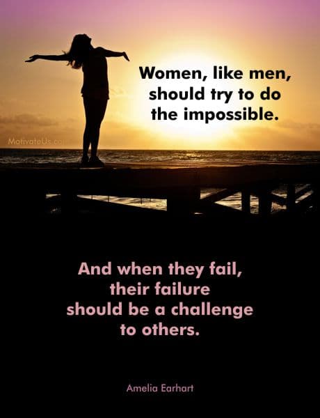 A Picture: (Women In Dusk Standing On A Dock With Open Arms with The Quote:  quote1 on it.