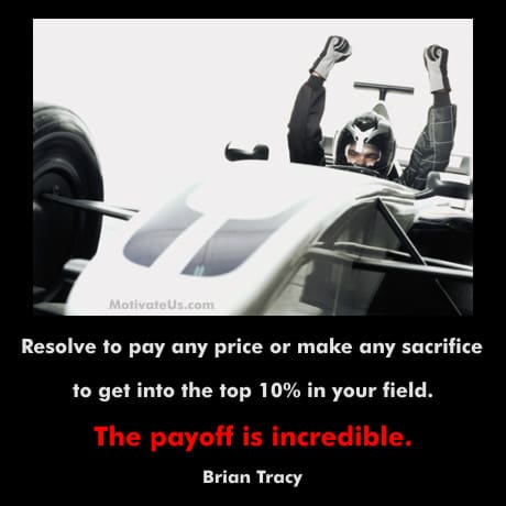 A Picture: (Race Car Driver with The Quote:  quote1 on it.