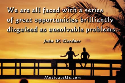 A Picture: (Two Men On Bridge with The Quote:  quote1 on it.
