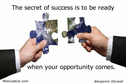 A Picture: (Two Pieces Of A Puzzle with The Quote:  quote1 on it.