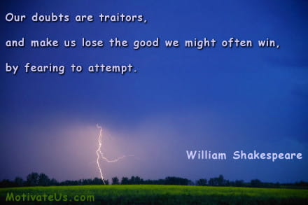A Picture: (Lightning In The Background with The Quote:  quote1 on it.
