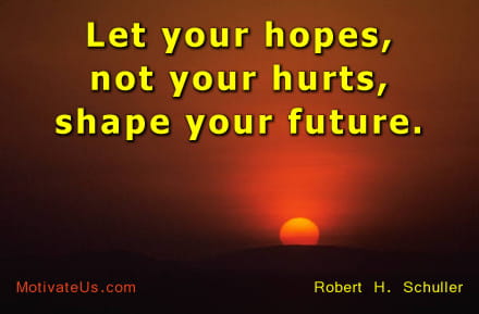 A Picture: (Deep Orange Sunset with The Quote:  quote1 on it.